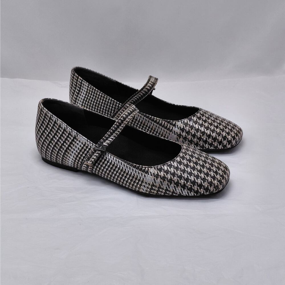 Vionic Mary Jane Ballet Flats Womens Size 6 Houndstooth Plaid Comfort Shoes - Picture 12 of 13